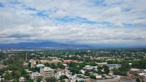 View across Mendoza from the hotel