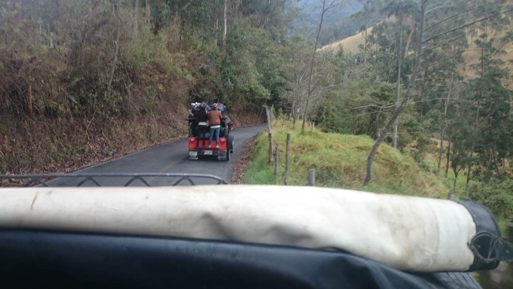 The view of the Willys in front