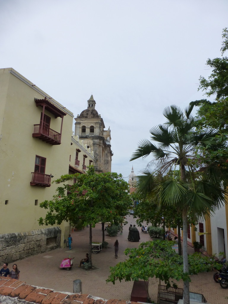 A view of the Plaza outside San Pedro de Claver Convent