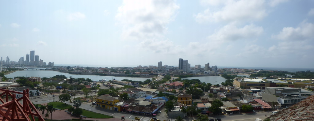 The view from Castillo San Felipe de Barajas