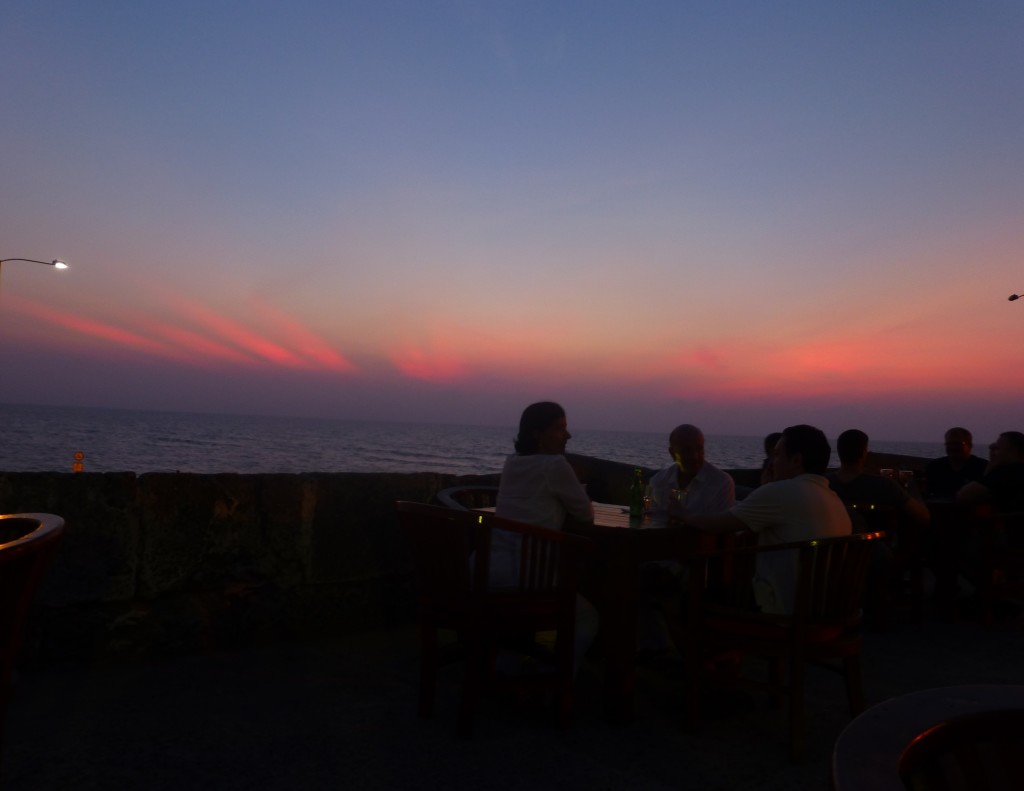 Sunset over the Caribbean sea - Cafe del Mar, Cartagena