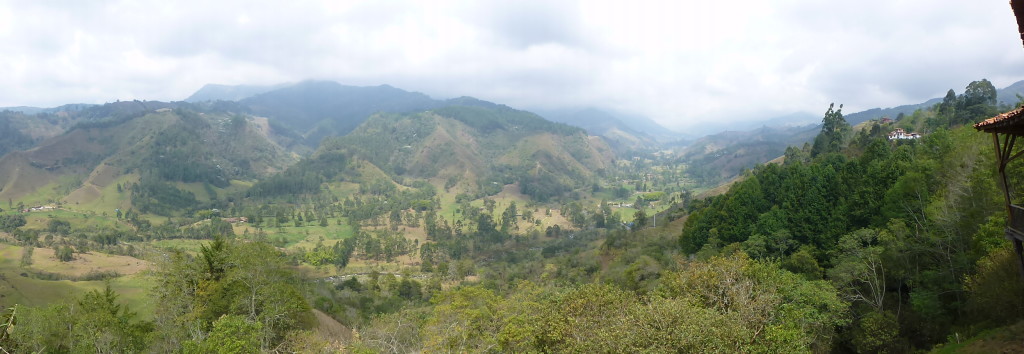 Looking towards the Cocora Valley