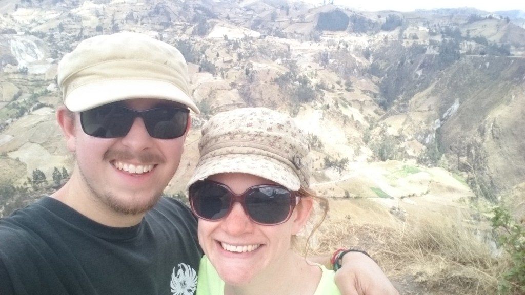 Shortly after finishing an arduous climb up a valley