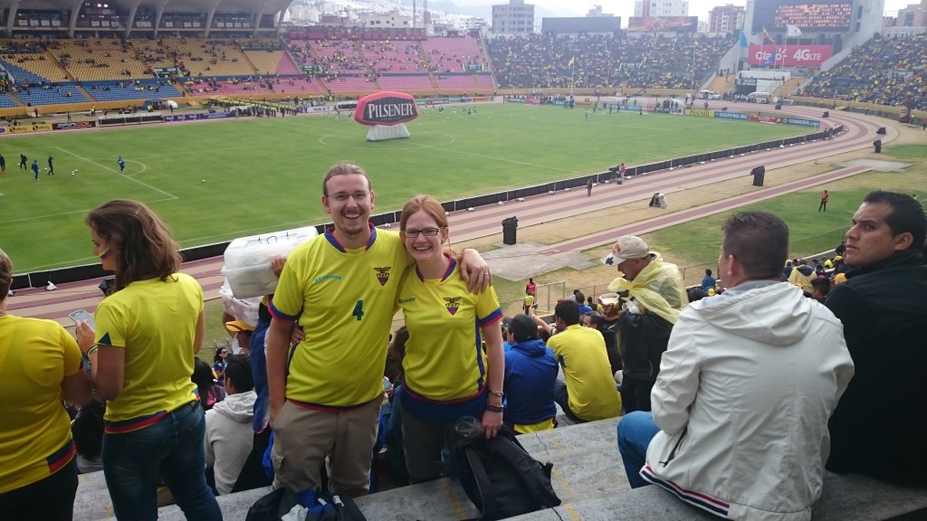 At the Football, before the rain