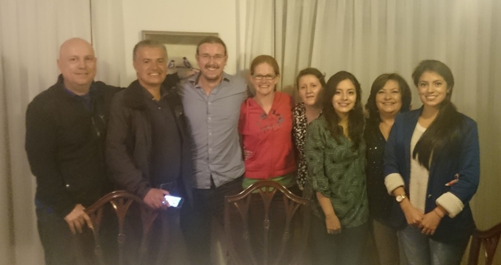 Jose-Maria, family and friends, our adopted Ecuadorian family