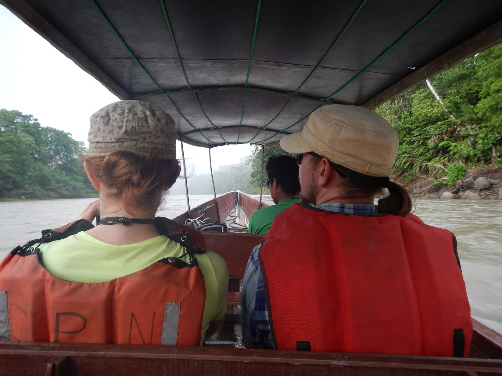 Cruising down the Rio Napo
