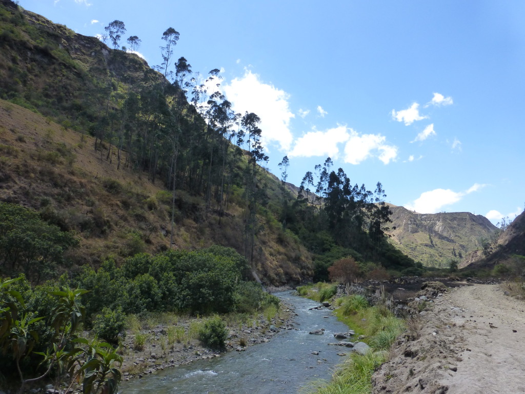 Further up the river, looking towards Chugchilan