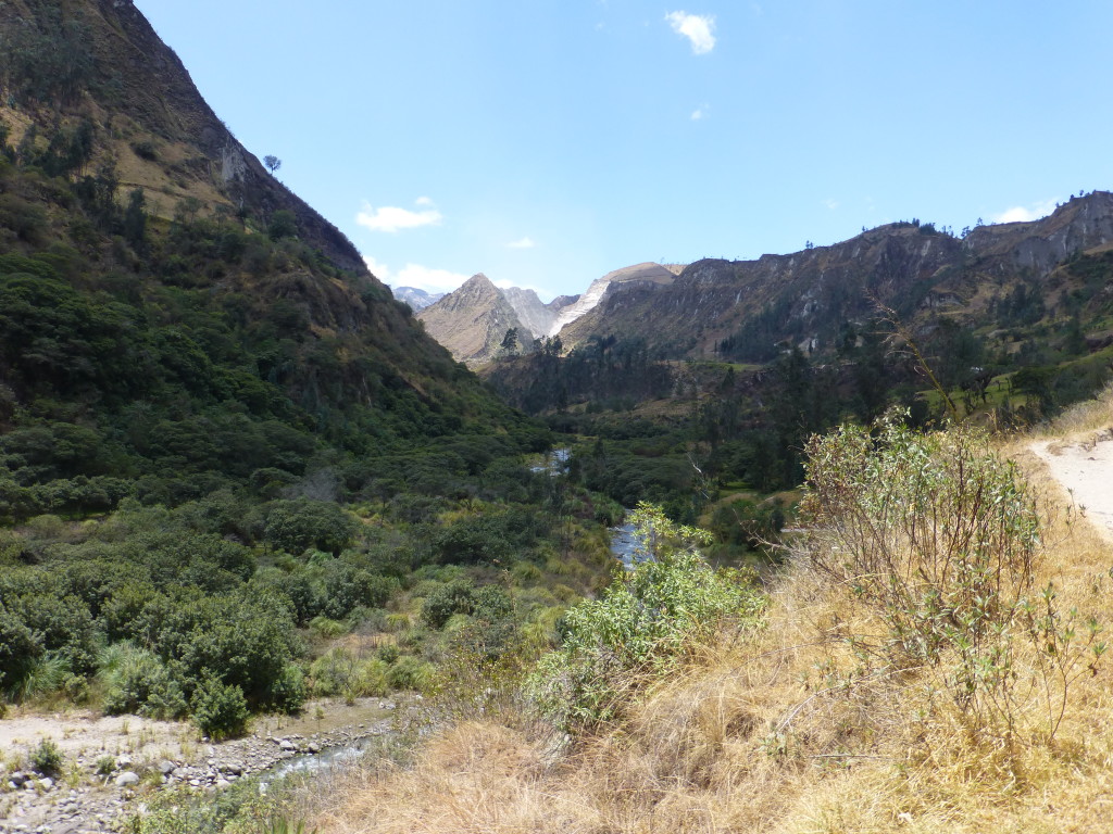 Looking back down the valley on the way to Chugchilan