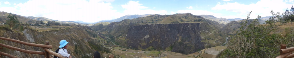 The view back into the valley just before Chugchilan