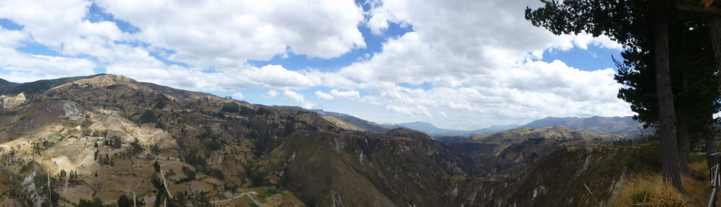 The view back towards Chugchilan