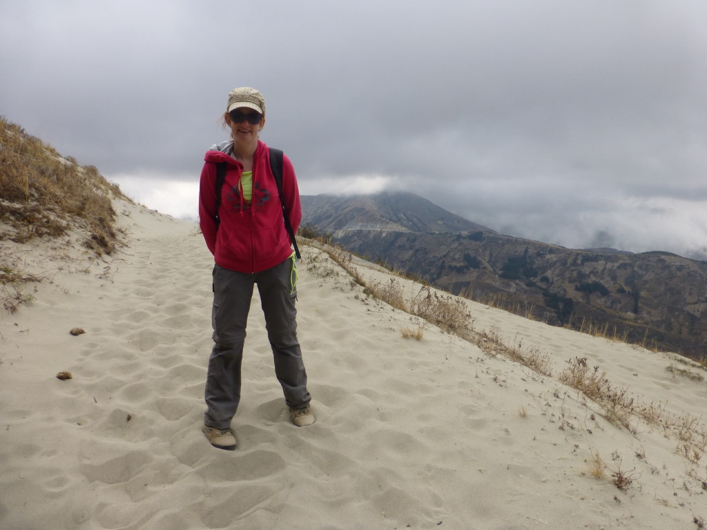 A surprise beach on a volcano at 3800m above sea level