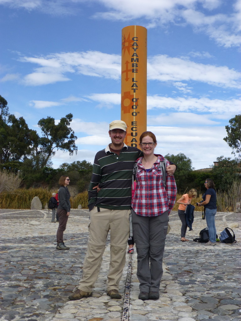 Standing in different hemispheres