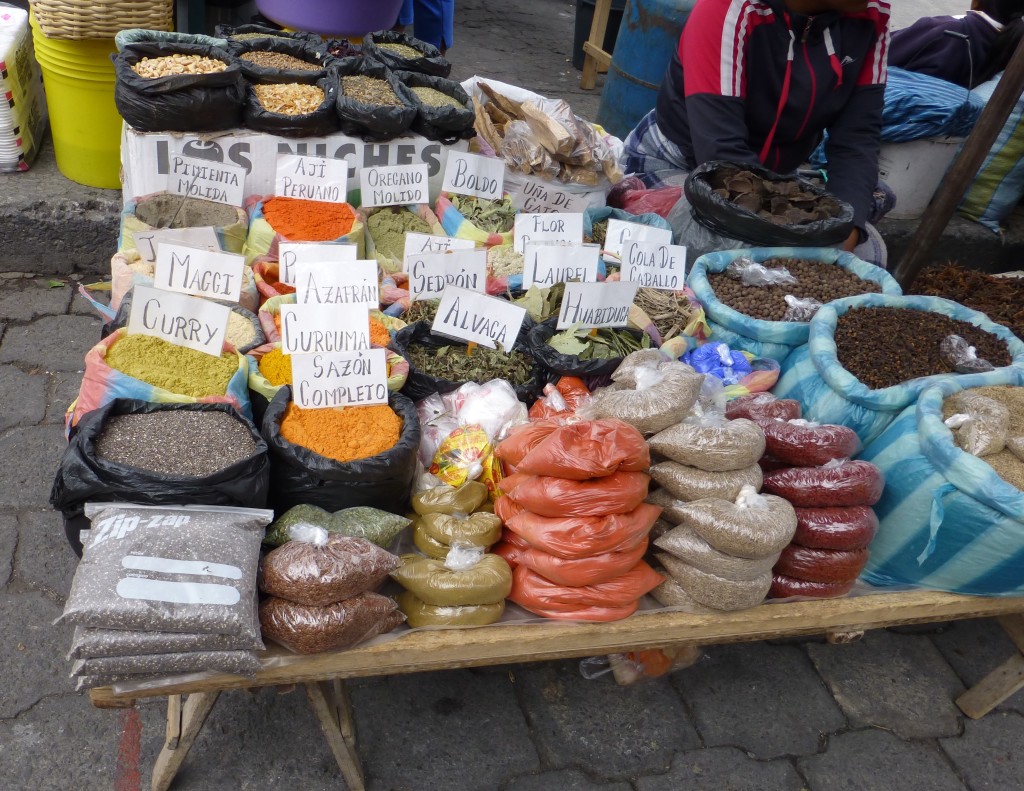 Spices at Otavalo Market