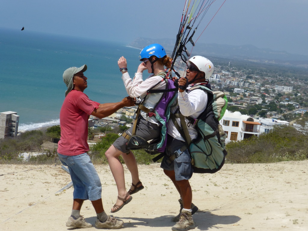 Alex taking off