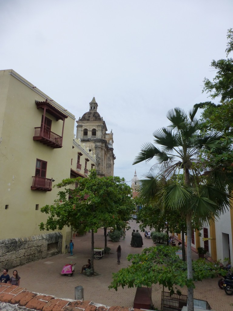 A view of the Plaza outside San Pedro de Claver Convent