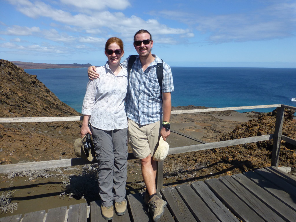 Us on Bartholomew Island