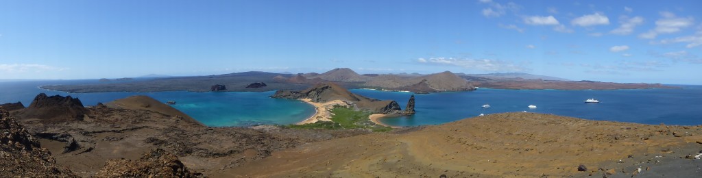 View over Bartholomew Island