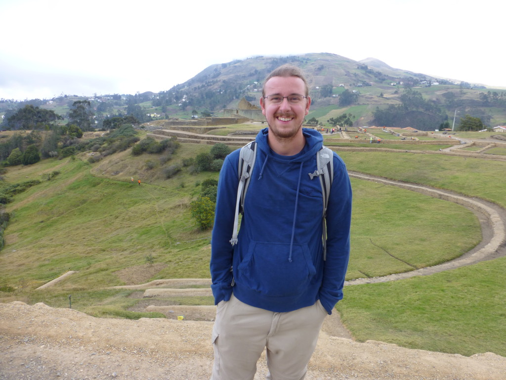 Chris at Ingapirca