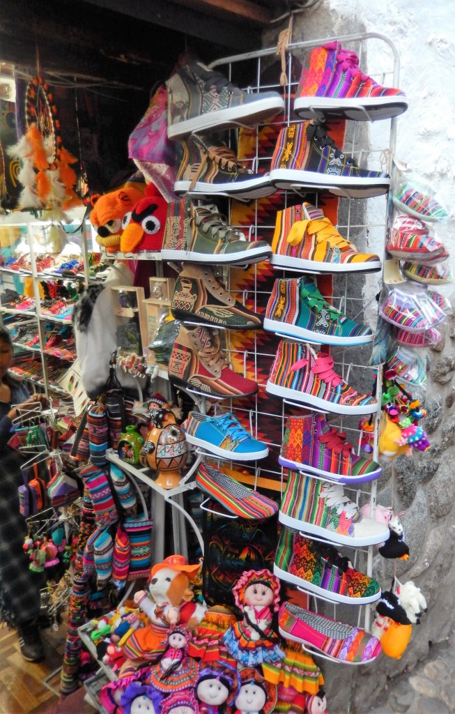 A colourful shop in Cusco