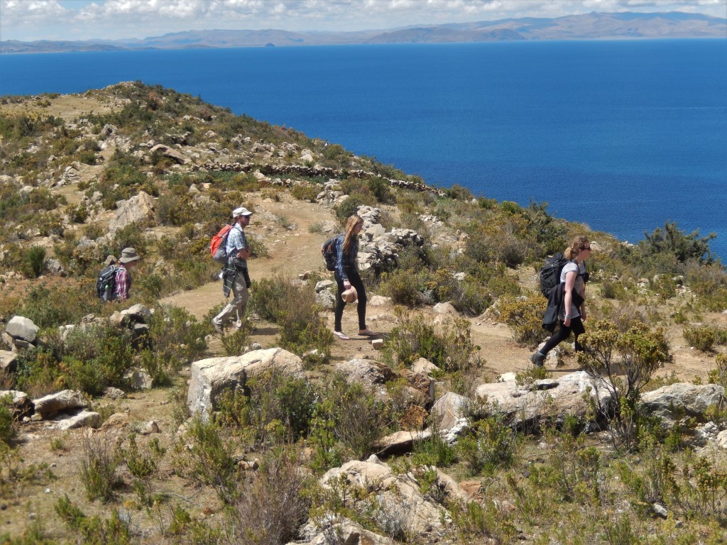 Walking on Isla del Sol