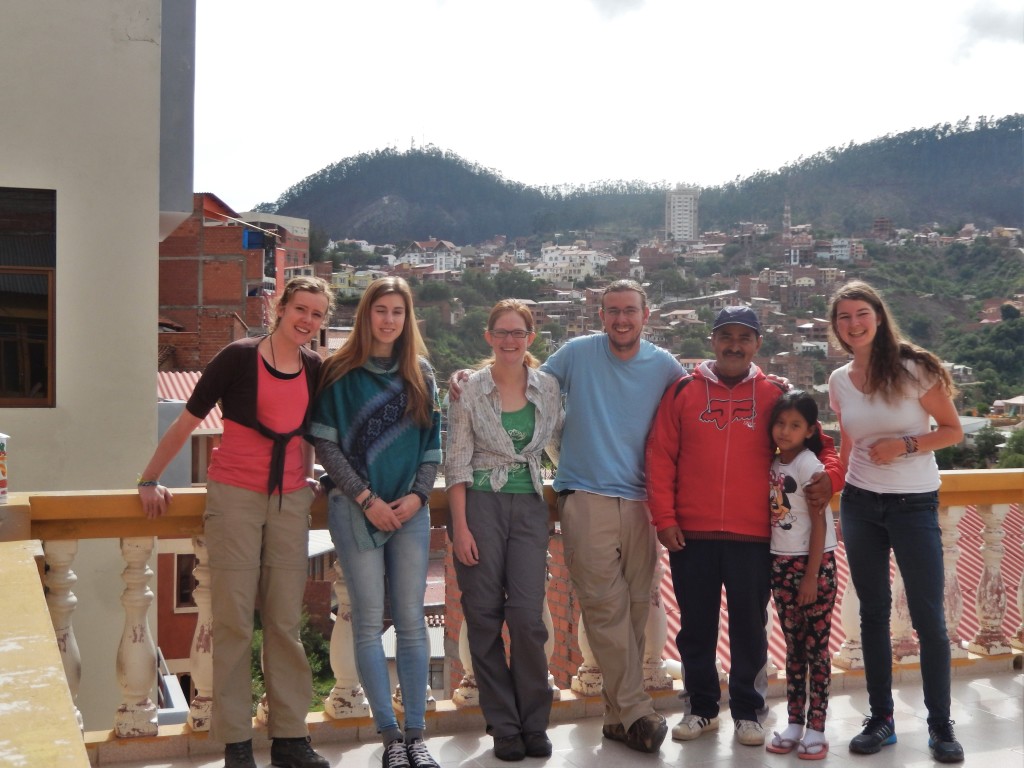 The team with Don Jorge and his daughter