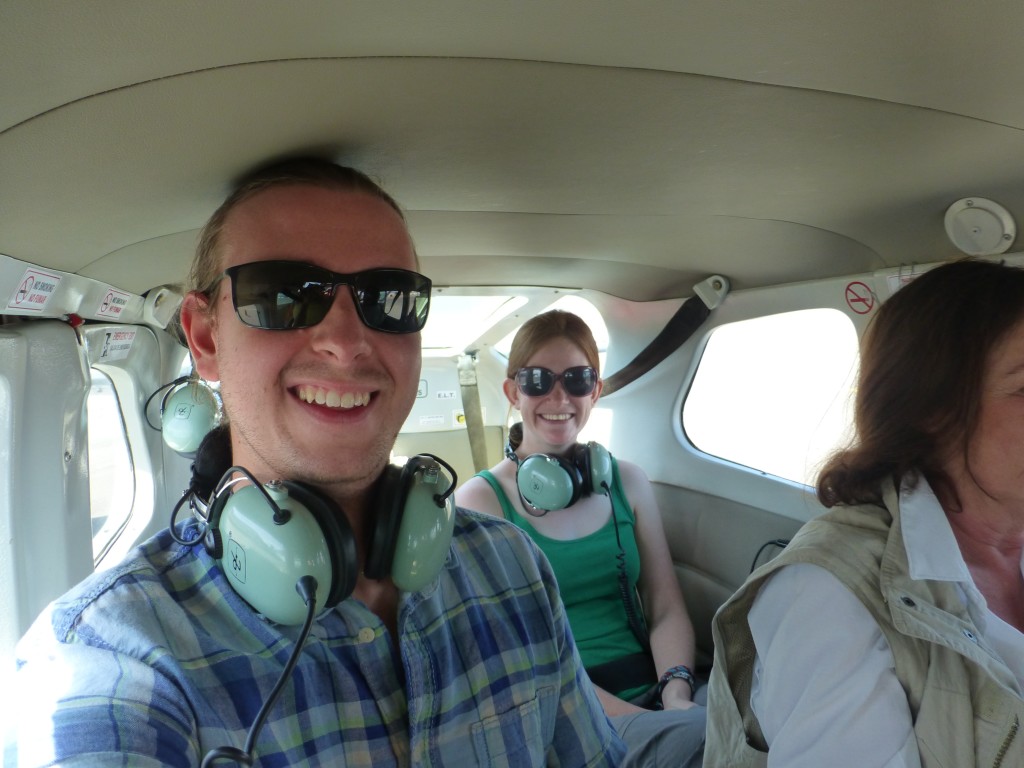 Us in the plane just before flying over the Nazca Lines