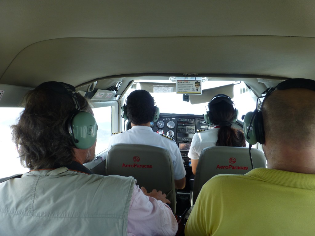 Our plane over the Nazca lines