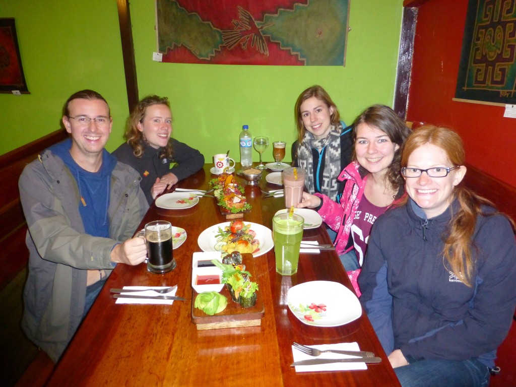 Dinner at Green Point, Cusco