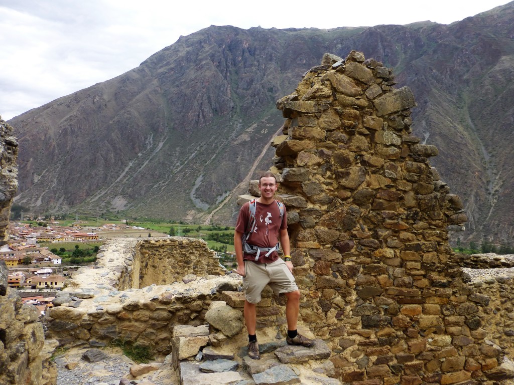 Chris at Ollantaytambo