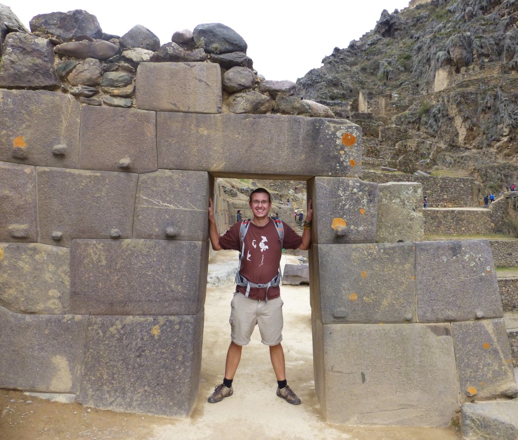 Chris at Ollantaytambo