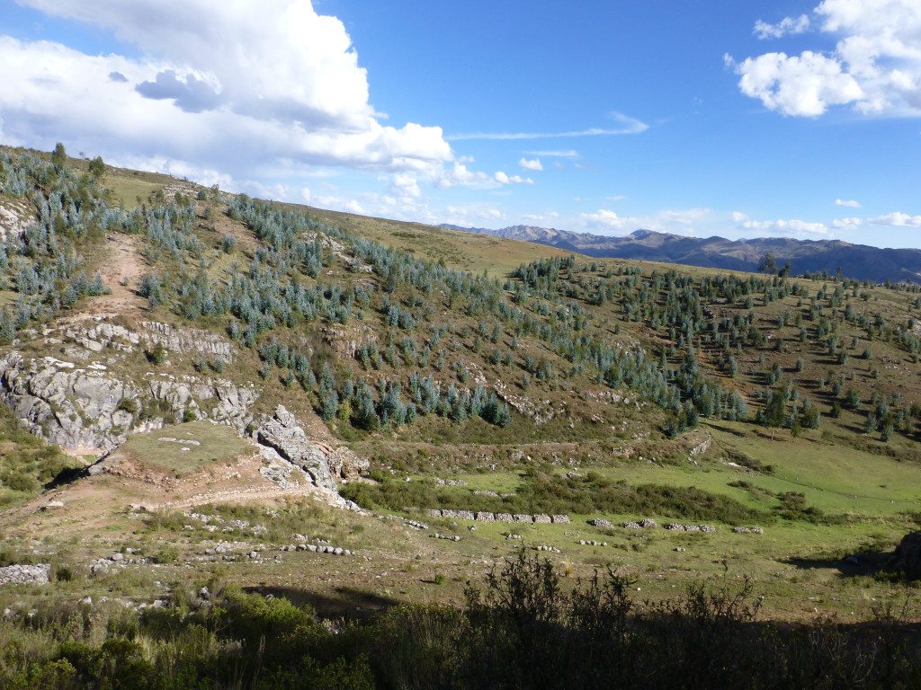 Zone X site on our walk back to Cusco