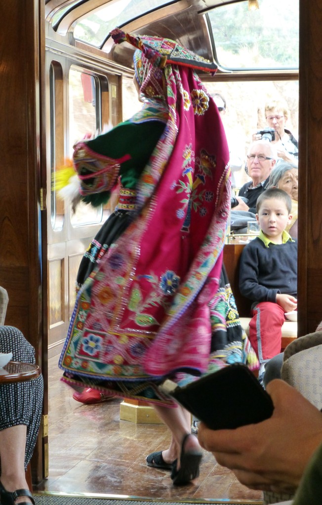 Traditional costume dancer
