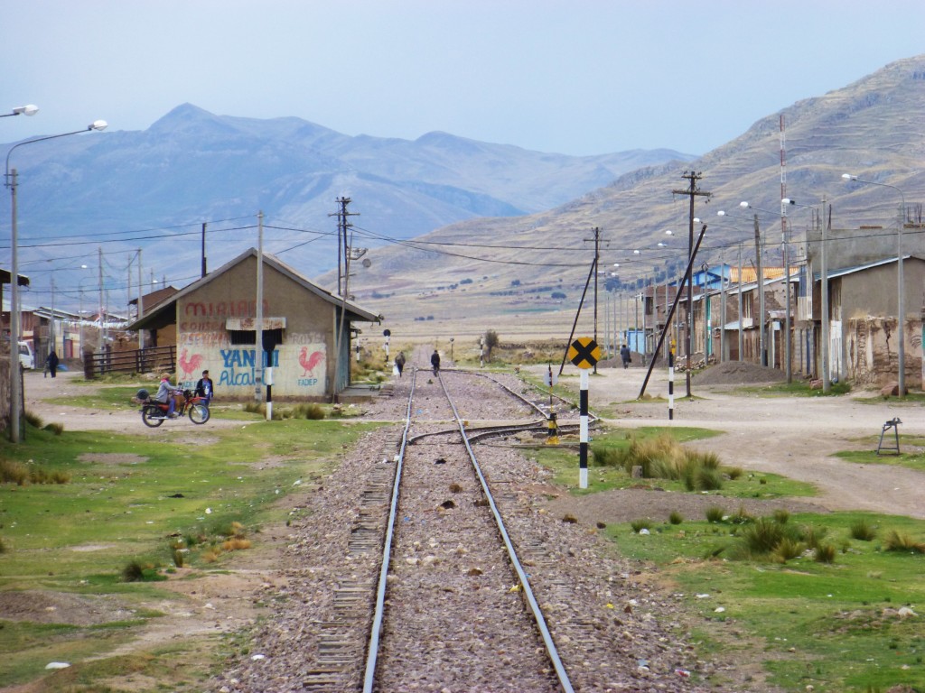 Quiet villages on the railway route
