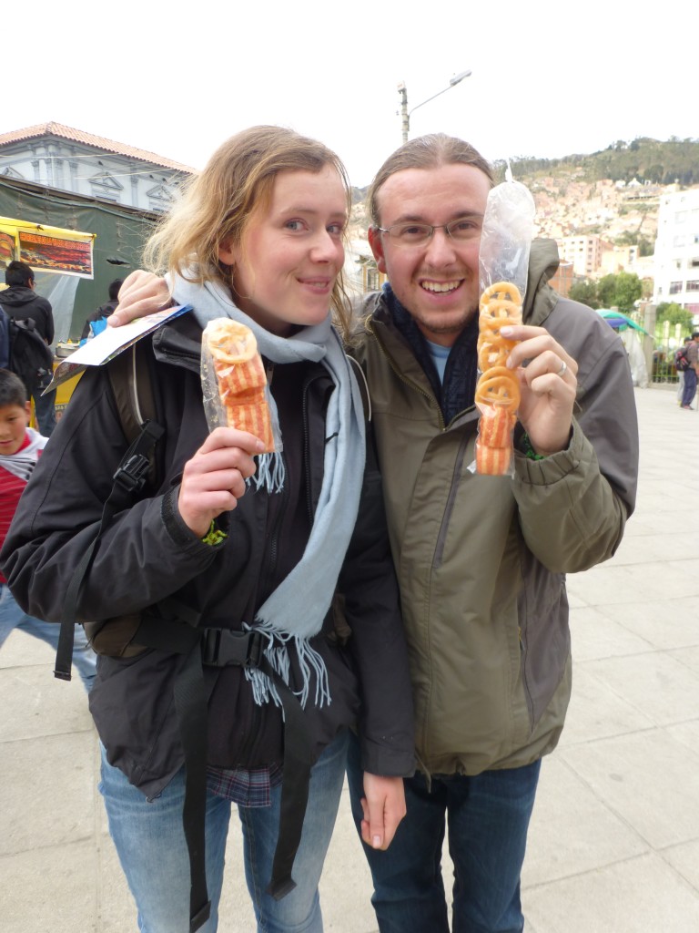 Street snacks in La Paz