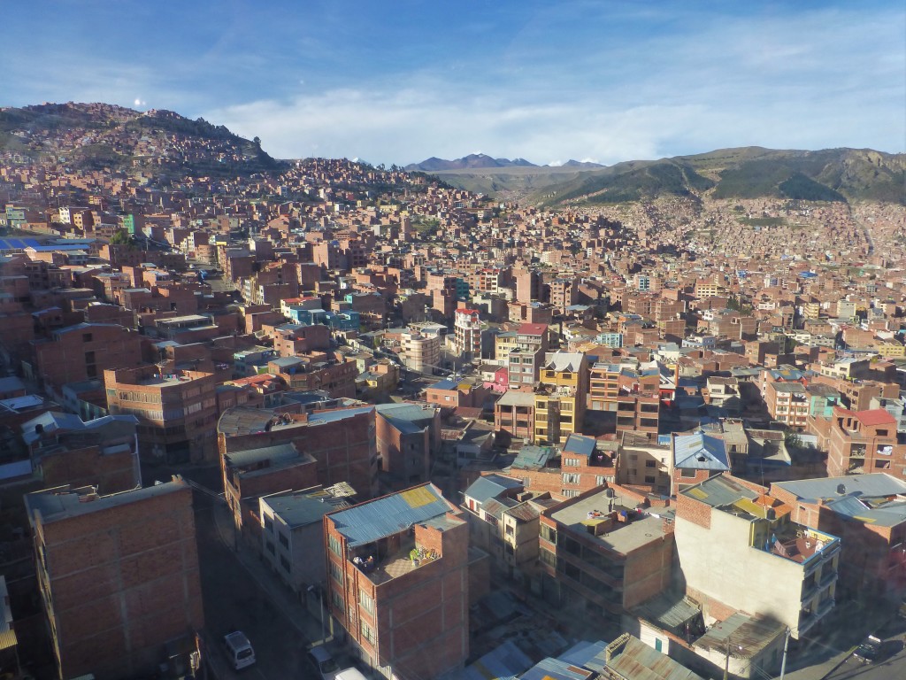 View over La Paz