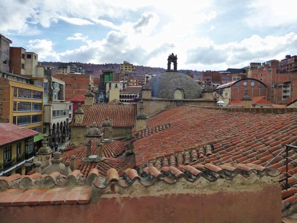 View from the roof of the Basilica of San Francisco, La Paz