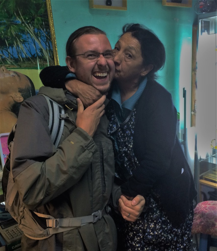 Ambushed by a tiny strangling grandma