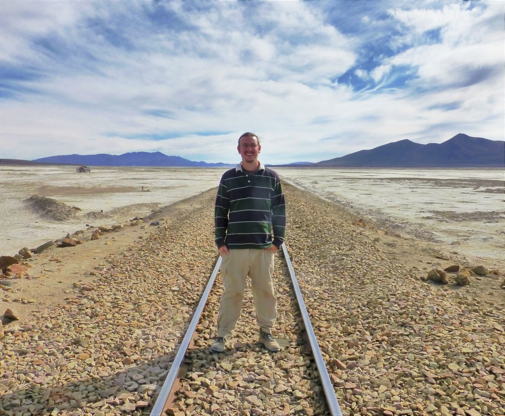 Railway through the desert