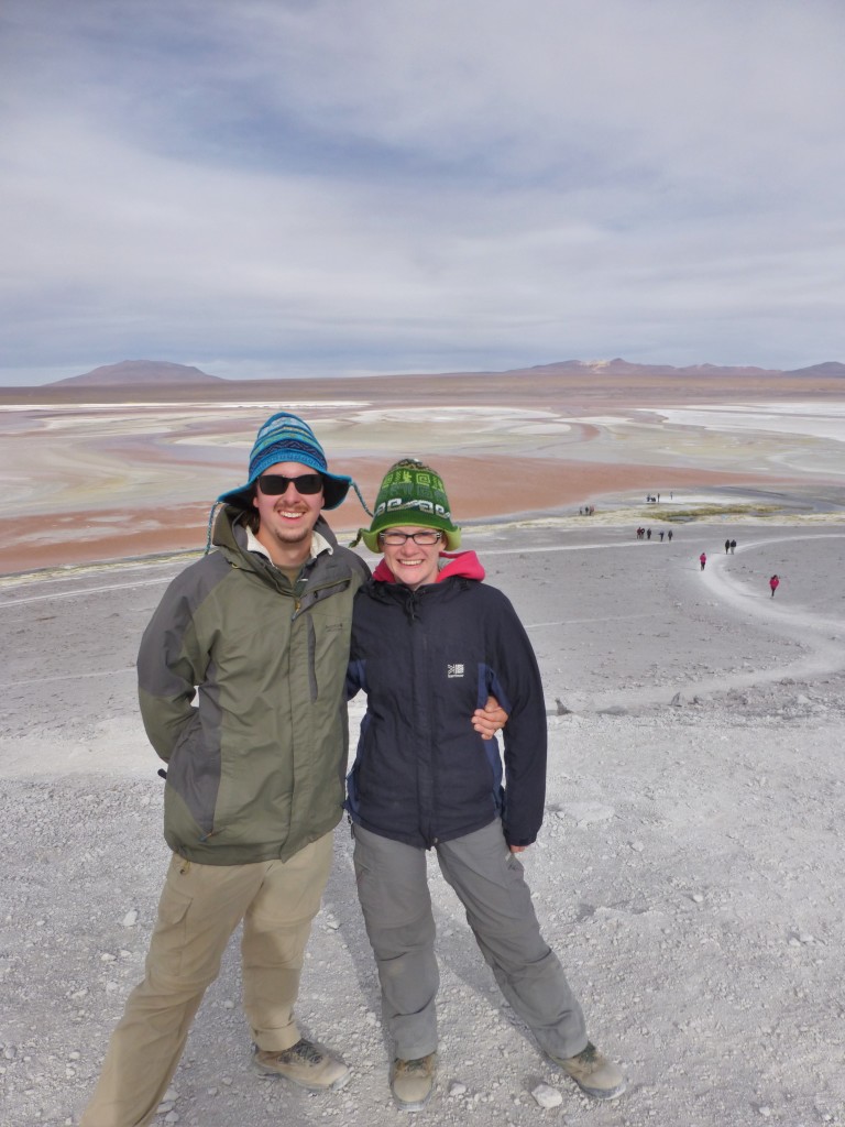 In front of Laguna Colorada
