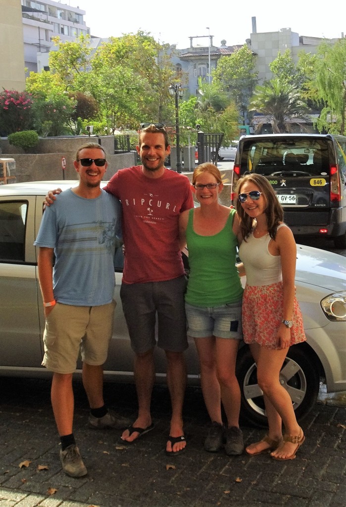 Ana and Daniel, who took us back to Santiago and wouldn't take a penny from us