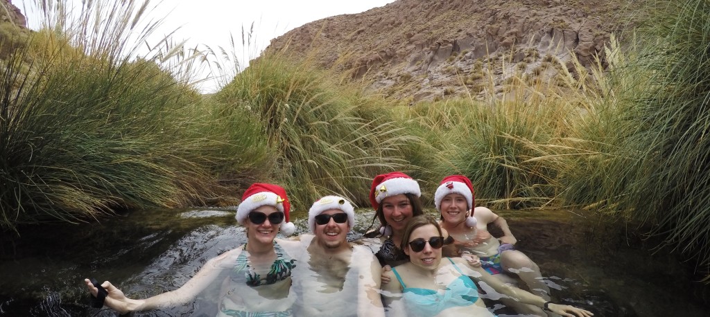 Christmas day at the Termas de Puritama