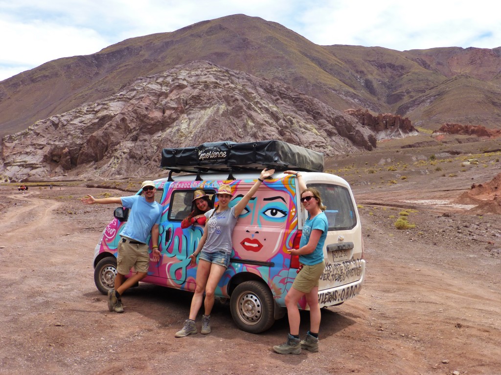 Our last day in Marilyn, visiting valle Arcoiris
