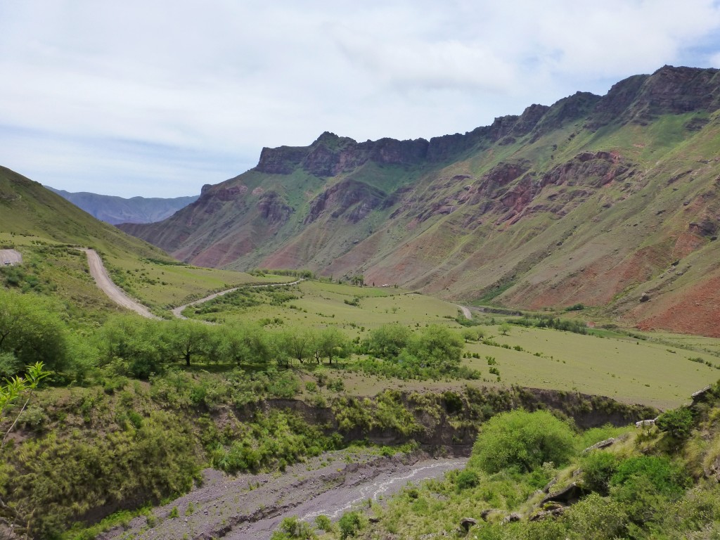Beautiful mountain scenery on our travels