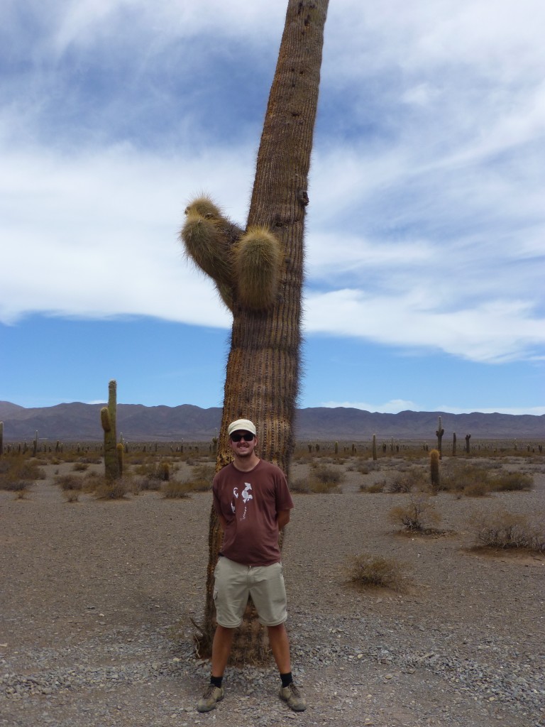 Chris and a cactus