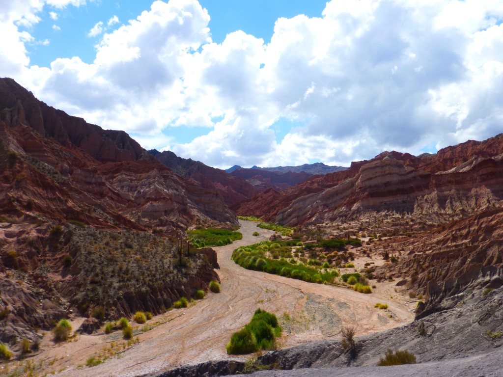 Unbelievable colours and rock formations on Fido's estate