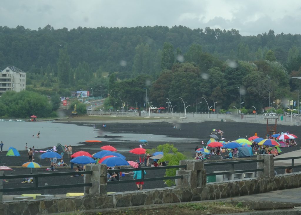 Grey and wet Villarica