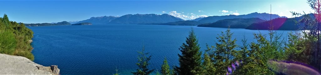 Lake view from the Siete Lagos road