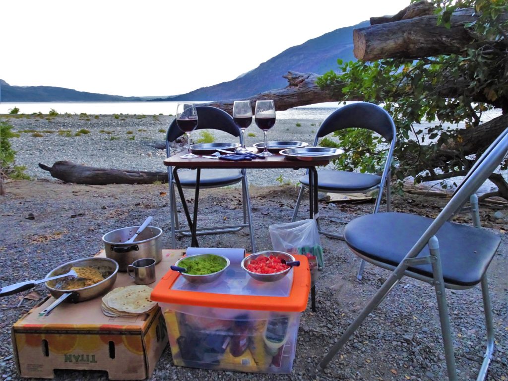 Camping by Lago Futalaufquen, Los Alerces National Park, Argentina