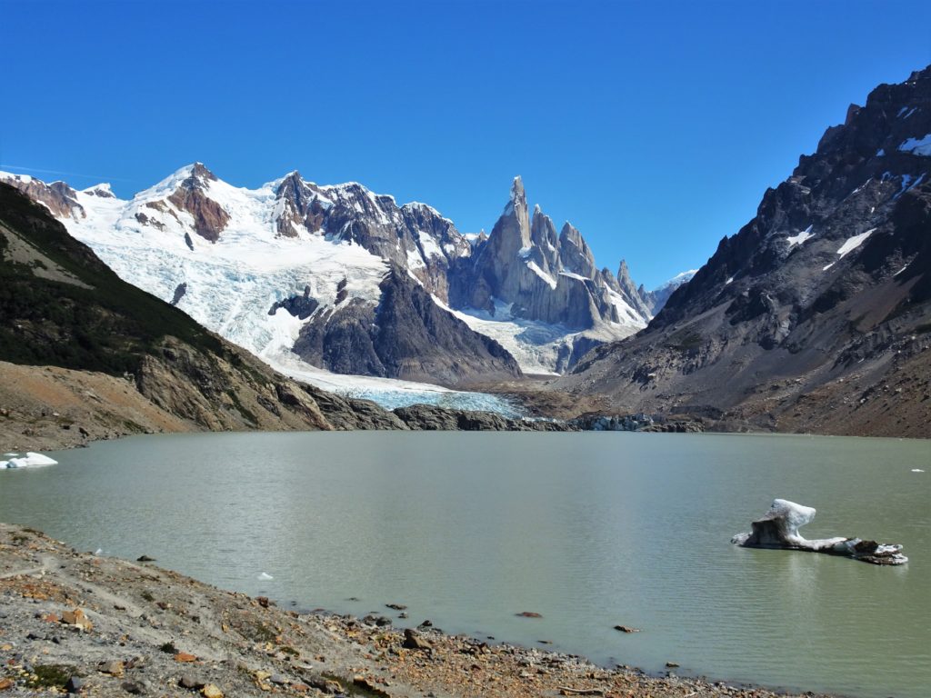 Laguna Torre with Cerro Torre in the background