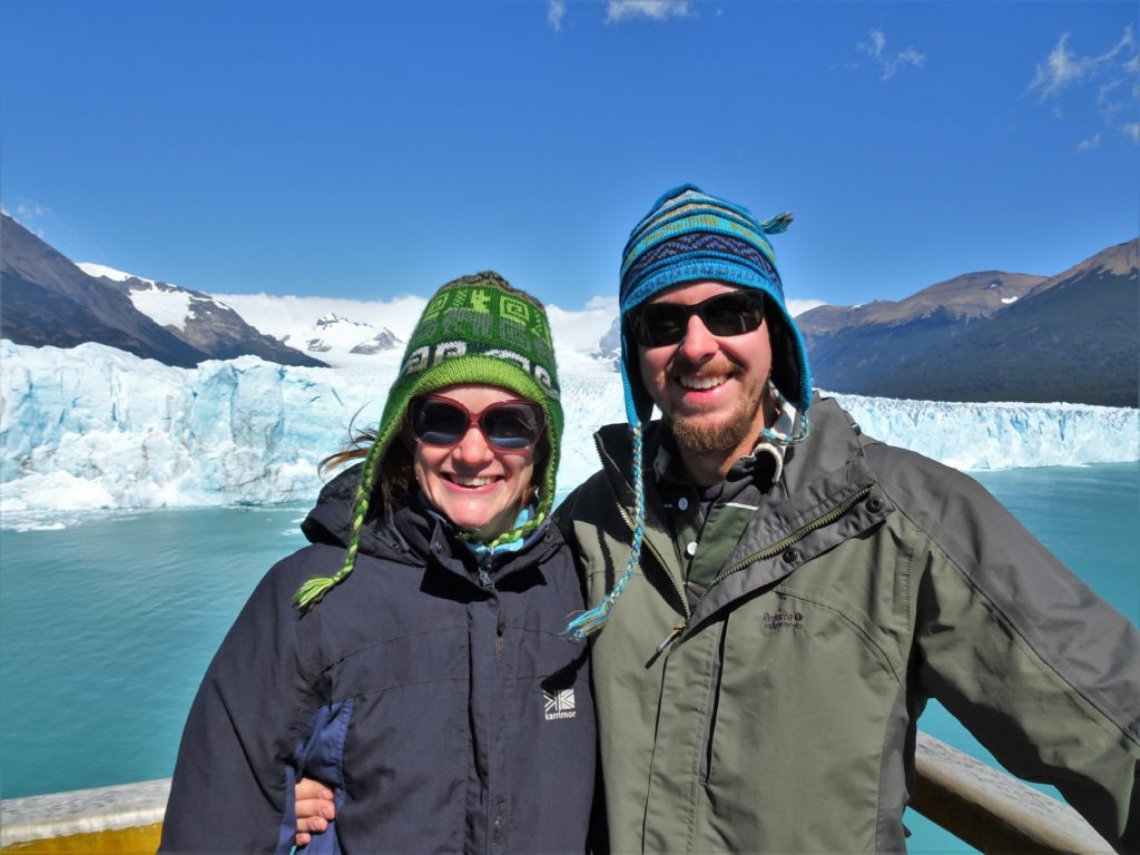 At Perito Moreno glacier